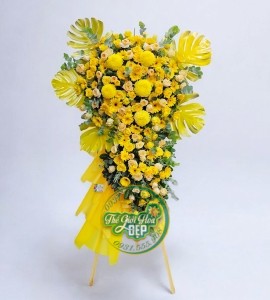 Kệ Hoa Chúc Mừng Golden Wings KT202